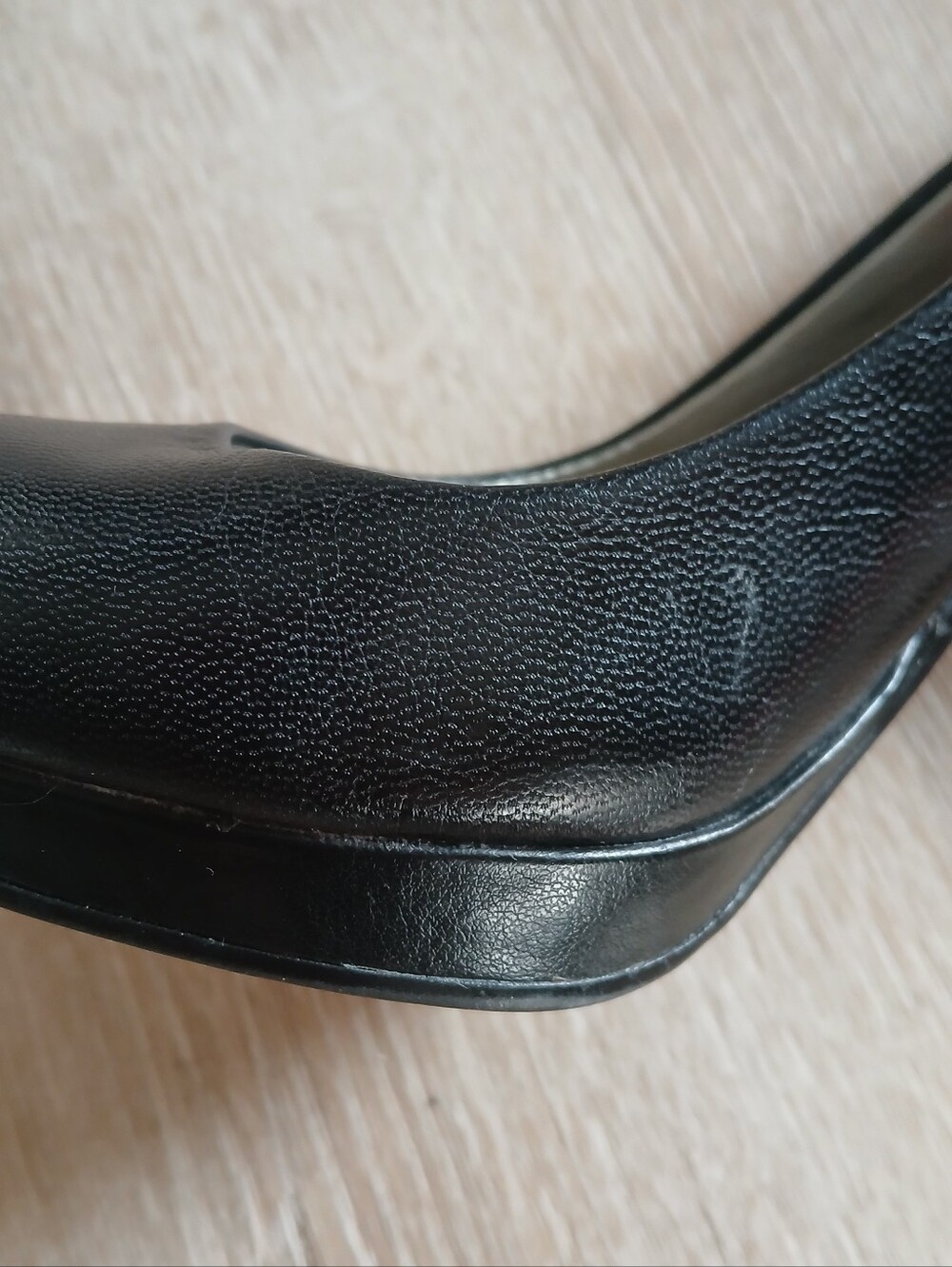 Bandolino Women's Black Leather Pump 4" Heels Classic Boflexible Size 6 - Picture 12 of 16